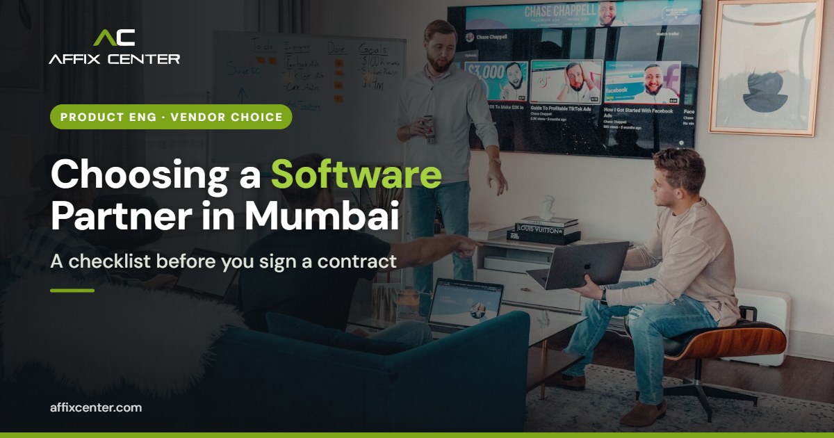 How to Choose a Software Development Company in Mumbai - Affix Center