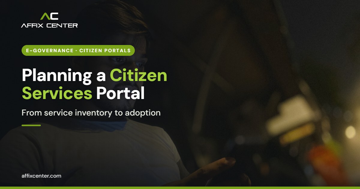 Citizen Services Portal Development in India: A Guide - Affix Center