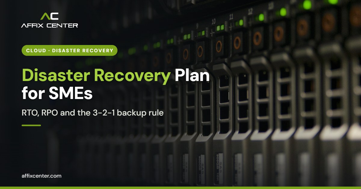 Disaster Recovery Plan for SMEs: A Practical Guide - Affix Center