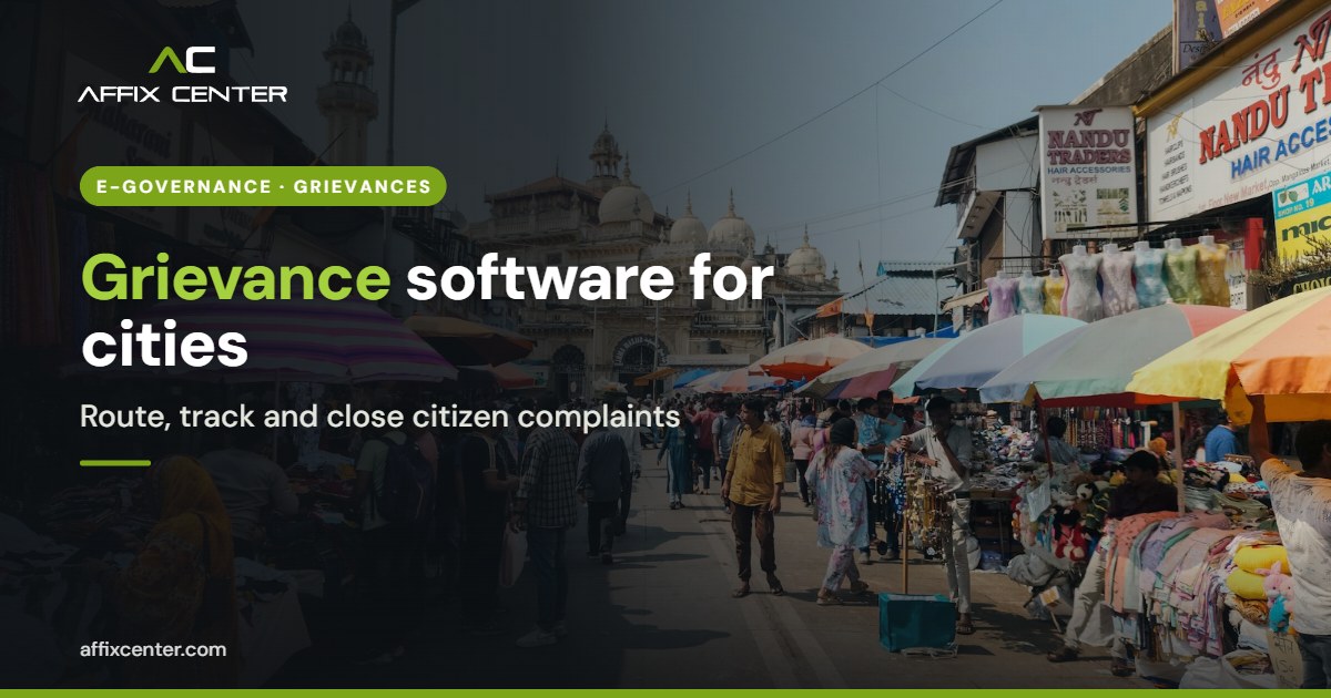 Grievance Management System for Municipal Corporations - Affix Center