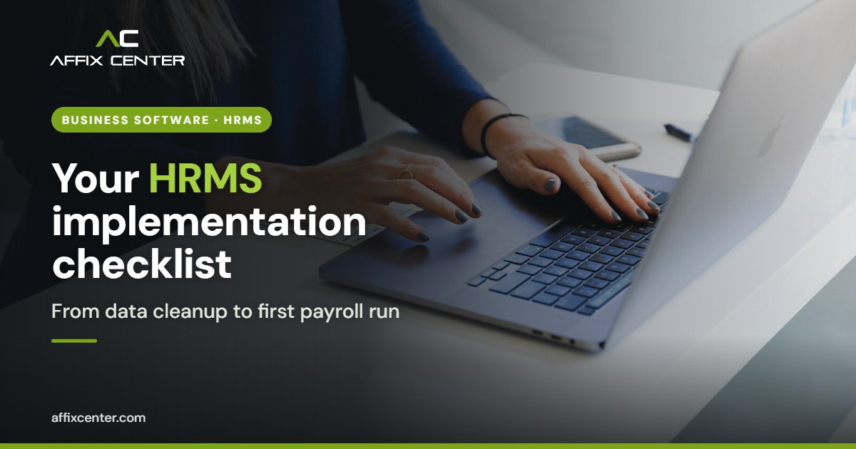 HRMS Implementation Checklist for Indian Companies - Affix Center