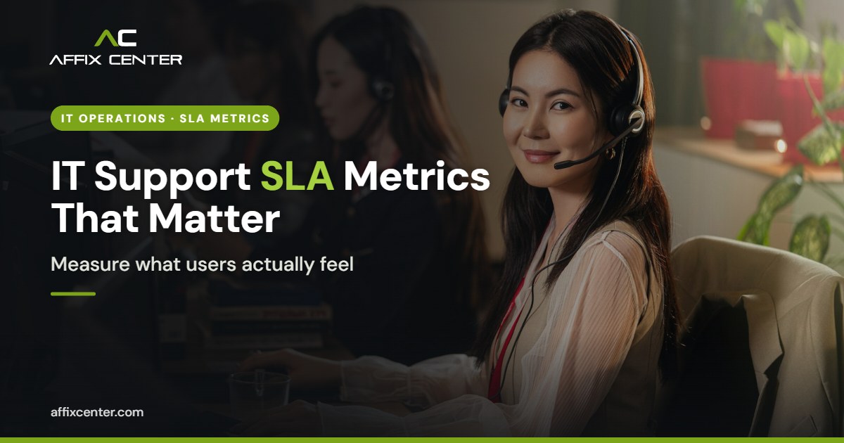 Managed IT Services SLA: Metrics That Matter - Affix Center