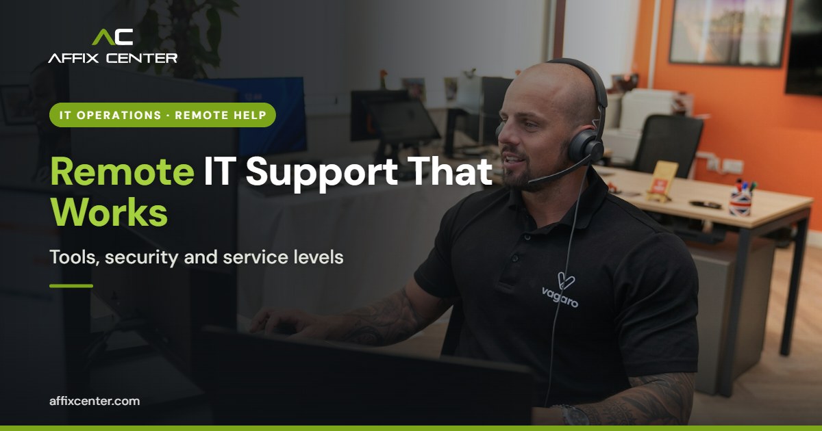 Remote IT Support for Businesses: Tools and SLAs - Affix Center