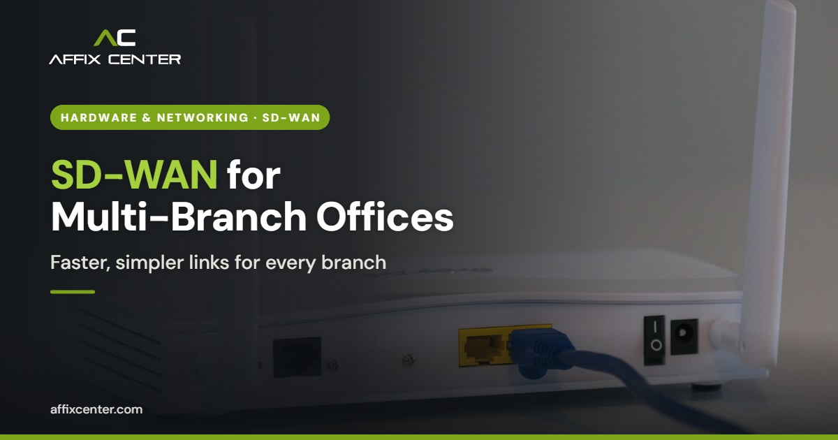 SD-WAN for Multi-Branch Offices in India - Affix Center