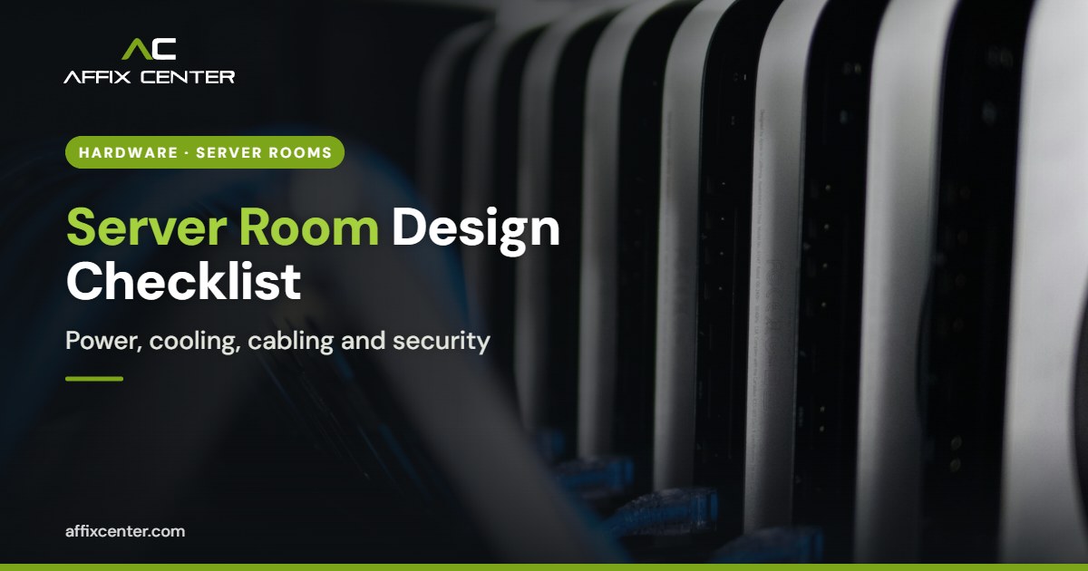 Server Room Design Checklist for Offices - Affix Center